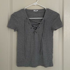 Ardene Cropped Top w/Adjustable Strings